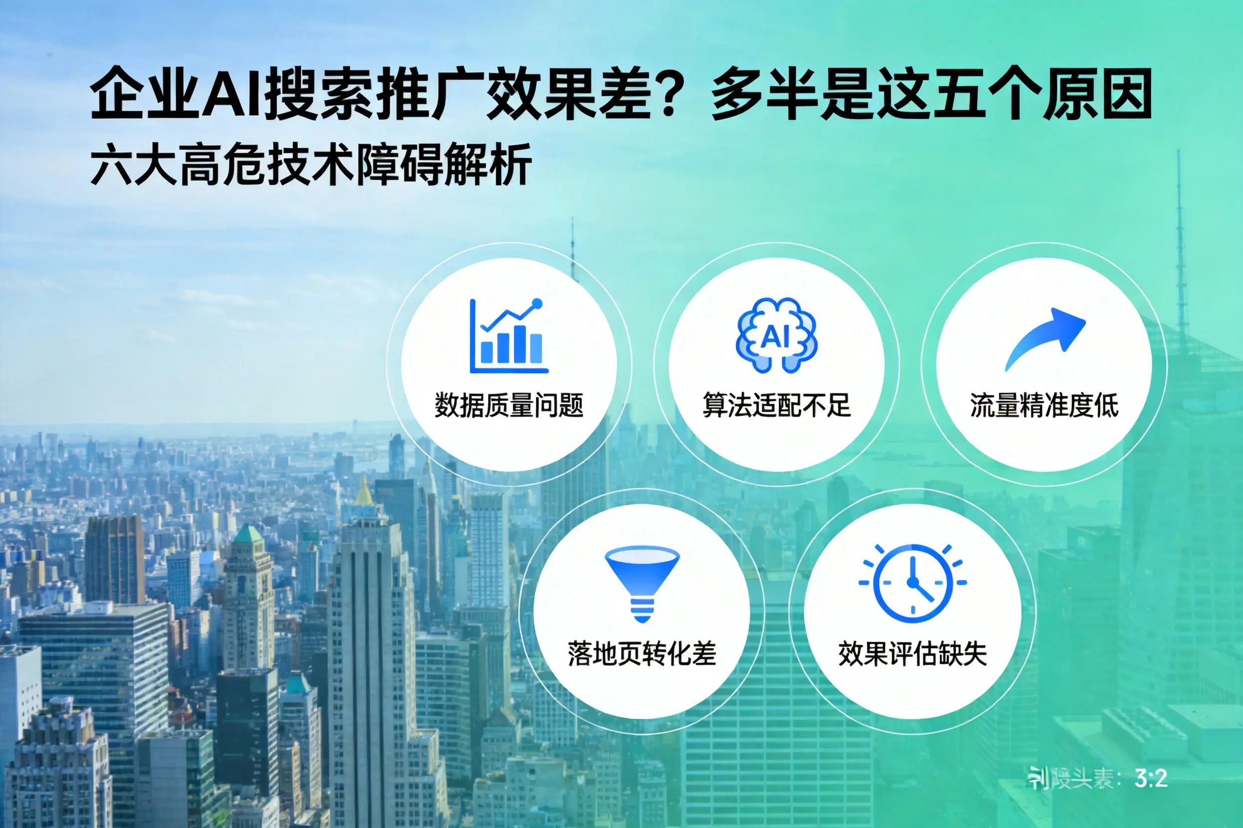 甘井子企业AI搜索推广效果差？多半是这五个原因